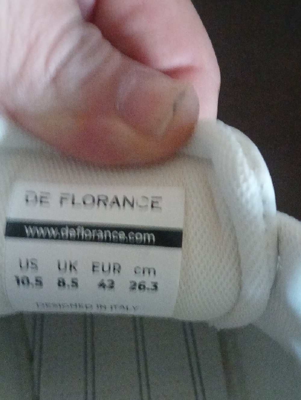 DE FLORANCE Women’s White Athletic Sneakers
